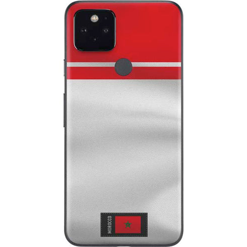 Morocco Soccer Flag Google Pixel 5 Skin